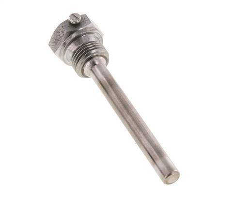 Staal St35 G 1/2 Inch Thermowell voor 100mm Dompelbuis Max 600°C en 25 Bar