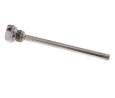 Staal St35 G 1/2 Inch Thermowell voor 160mm Dompelbuis Max 600°C en 25 Bar