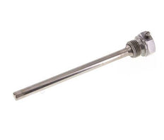 Staal St35 G 1/2 Inch Thermowell voor 160mm Dompelbuis Max 600°C en 25 Bar