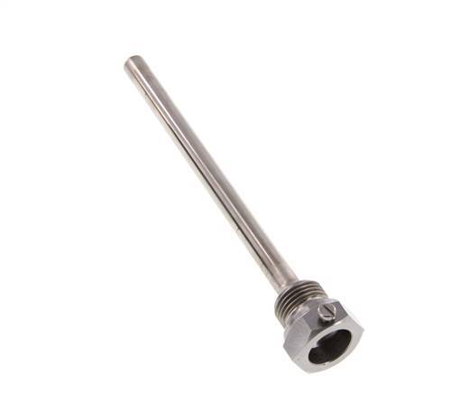 Staal St35 G 1/2 Inch Thermowell voor 160mm Dompelbuis Max 600°C en 25 Bar