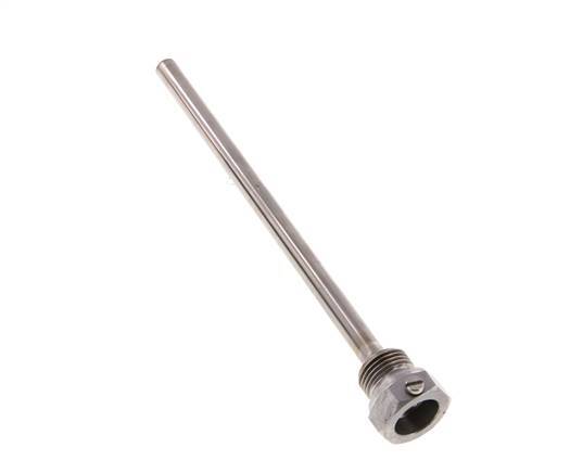 Staal St35 G 1/2 Inch Thermowell voor 200mm Dompelbuis Max 600°C en 25 Bar