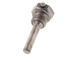 Staal St35 G 1/2 Inch Thermowell voor 63mm Dompelbuis Max 600°C en 25 Bar