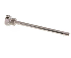 RVS G 1/2 Inch Thermowell met Schroef voor 160mm Dompelbuis Max 600°C en 25 Bar