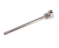 RVS G 1/2 Inch Thermowell met Schroef voor 160mm Dompelbuis Max 600°C en 25 Bar