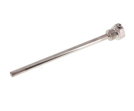 Threaded Rvs G RVS G 1/2 Inch Thermowell met Schroef voor 200mm Dompelbuis Max 600°C ...