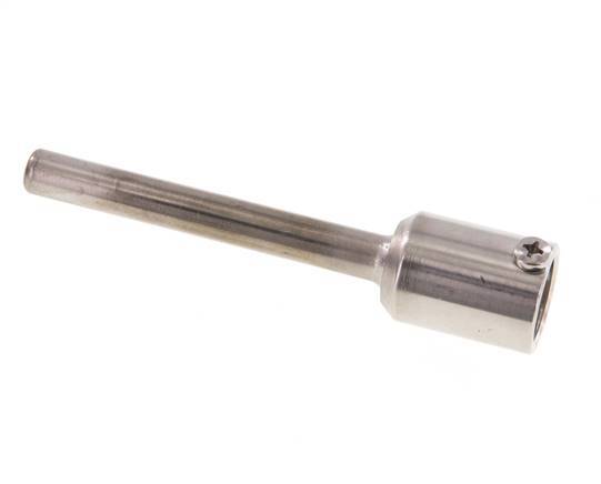 RVS Lasaansluiting Thermowell met Schroef voor 100mm Dompelbuis Max 600°C en 25 Bar