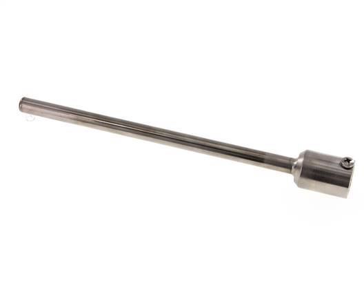 RVS Lasaansluiting Thermowell met Schroef voor 200mm Dompelbuis Max 600°C en 25 Bar