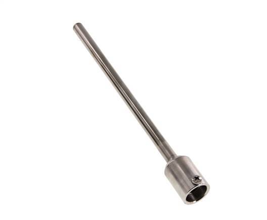 RVS Lasaansluiting Thermowell met Schroef voor 200mm Dompelbuis Max 600°C en 25 Bar