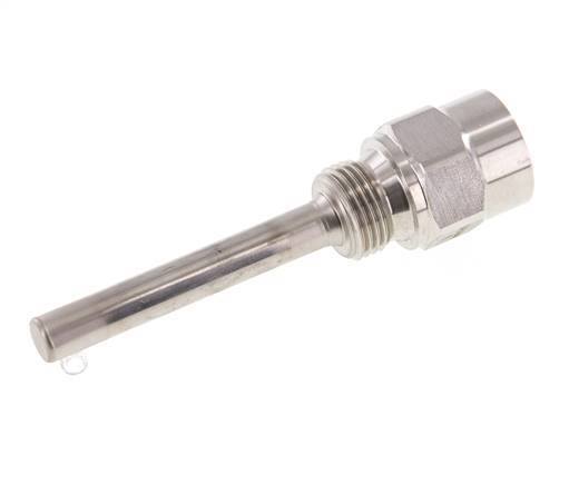 RVS G 1/2 Inch Thermowell voor 100mm Dompelbuis Max 600°C en 25 Bar