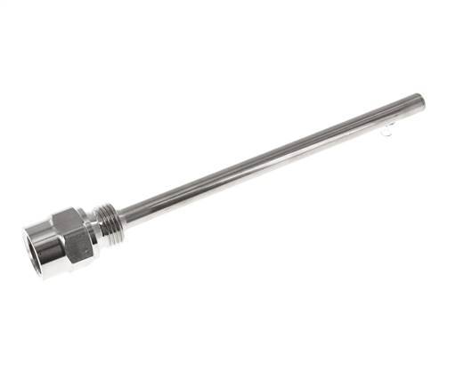 RVS G 1/2 Inch Thermowell voor 200mm Dompelbuis Max 600°C en 25 Bar