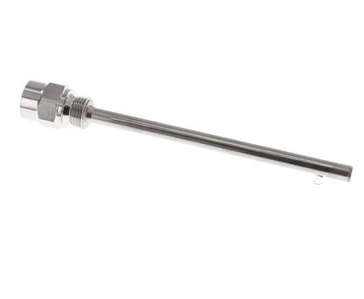 RVS G 1/2 Inch Thermowell voor 200mm Dompelbuis Max 600°C en 25 Bar