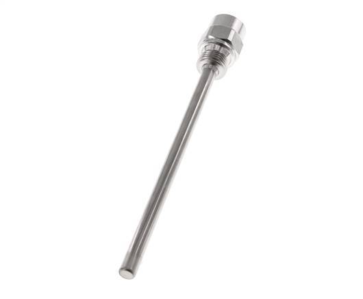 RVS G 1/2 Inch Thermowell voor 200mm Dompelbuis Max 600°C en 25 Bar