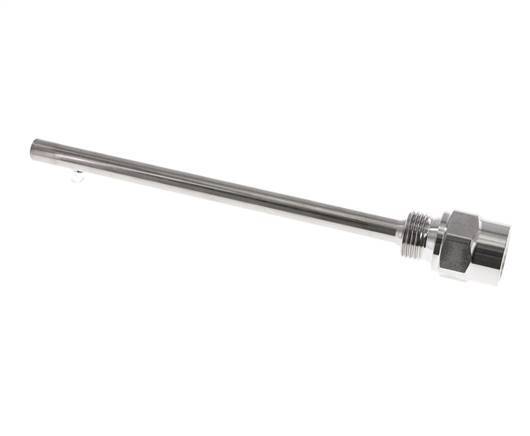 RVS G 1/2 Inch Thermowell voor 200mm Dompelbuis Max 600°C en 25 Bar