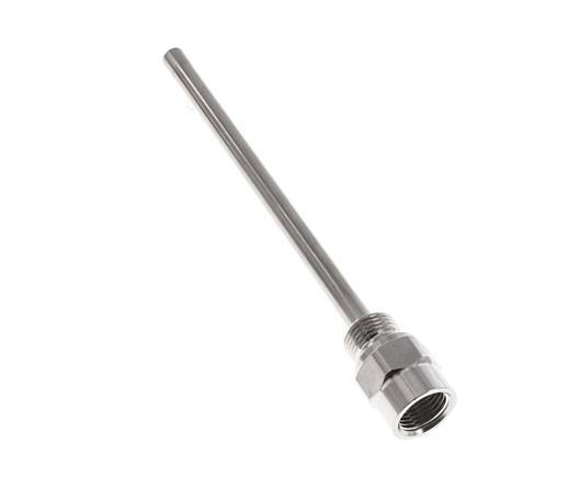 RVS G 1/2 Inch Thermowell voor 200mm Dompelbuis Max 600°C en 25 Bar