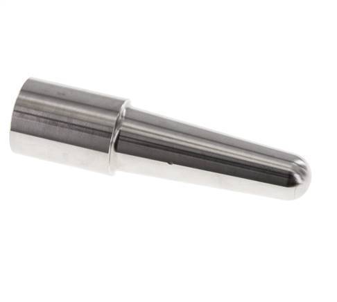 RVS Lasaansluiting Thermowell voor 100mm Dompelbuis Max 600°C en 25 Bar