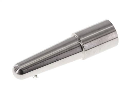 RVS Lasaansluiting Thermowell voor 100mm Dompelbuis Max 600°C en 25 Bar