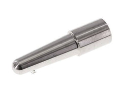 RVS Lasaansluiting Thermowell voor 100mm Dompelbuis Max 600°C en 25 Bar