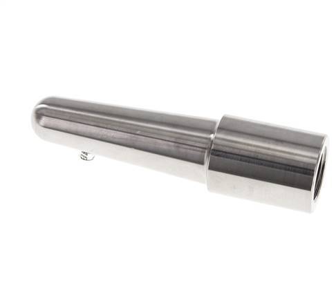 RVS Lasaansluiting Thermowell voor 100mm Dompelbuis Max 600°C en 25 Bar