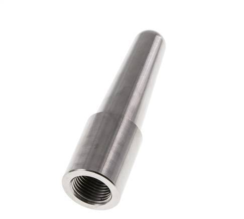 RVS Lasaansluiting Thermowell voor 100mm Dompelbuis Max 600°C en 25 Bar