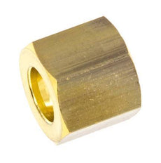 M12x1 x 8mm Brass Union nut for Compression fitting [10 Pieces]