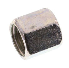 M10x1 x 5LL Zinc plated Steel Union nut for Cutting ring [10 Pieces]