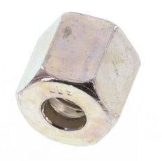 M10x1 x 5LL Zinc plated Steel Union nut for Cutting ring [10 Pieces]