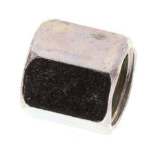 M10x1 x 5LL Zinc plated Steel Union nut for Cutting ring [10 Pieces]