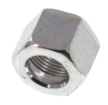 M14x1 x 10LL Zinc plated Steel Union nut for Cutting ring [20 Pieces]