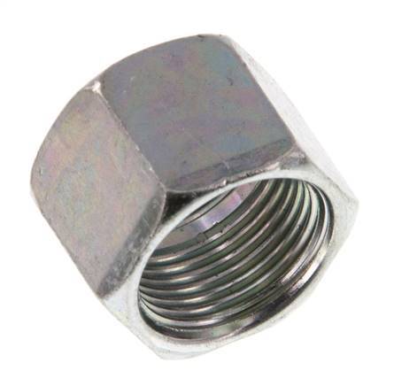 M14x1 x 10LL Zinc plated Steel Union nut for Cutting ring [20 Pieces]