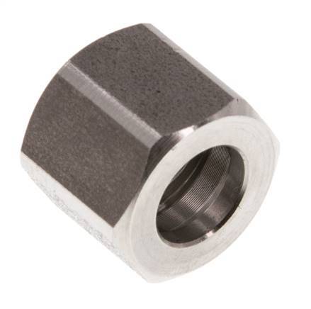 M12x1 x 8LL RVS Wartelmoer voor Snijring