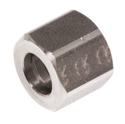 M12x1 x 8LL RVS Wartelmoer voor Snijring