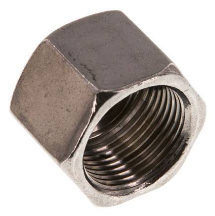 M22x1.5 x 14S RVS Wartelmoer voor Snijring