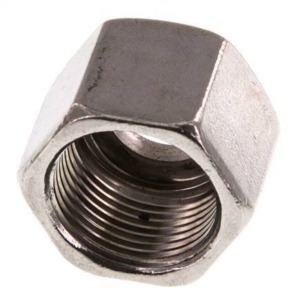 M22x1.5 x 14S RVS Wartelmoer voor Snijring