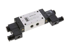 5/3 G1/4'' Pressure Center Solenoid Valve 12V DC 3-8bar/42-112psi Airtec