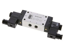 5/3 G1/4'' Pressure Center Solenoid Valve 12V DC 3-8bar/42-112psi Airtec
