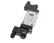 5/3 G1/4'' Pressure Center Solenoid Valve 12V DC 3-8bar/42-112psi Airtec