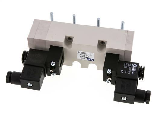 5/3 ISO 5599-2 Middenuitlaat Magneetventiel 115V AC 2-10bar/28-140psi YPC