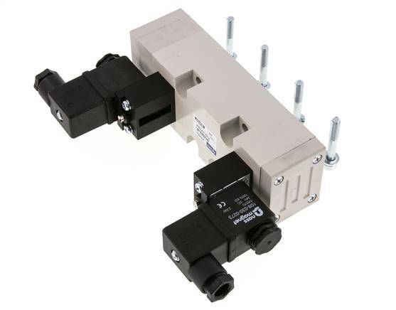 5/3 ISO 5599-2 Middenuitlaat Magneetventiel 115V AC 2-10bar/28-140psi YPC