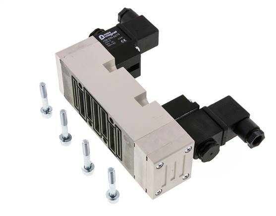 5/3 ISO 5599-2 Middenuitlaat Magneetventiel 115V AC 2-10bar/28-140psi YPC