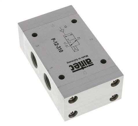 3/2 G1/2'' (G1/8'') Luchtgestuurd Ventiel ATEX 1-10bar/14-140psi Airtec