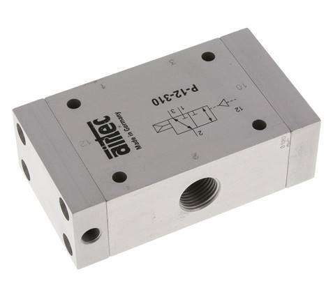 3/2 G1/2'' (G1/8'') Luchtgestuurd Ventiel ATEX 1-10bar/14-140psi Airtec