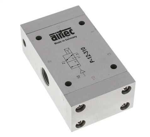 3/2 G1/2'' (G1/8'') Luchtgestuurd Ventiel ATEX 1-10bar/14-140psi Airtec