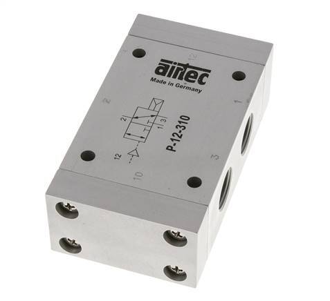 3/2 G1/2'' (G1/8'') Luchtgestuurd Ventiel ATEX 1-10bar/14-140psi Airtec