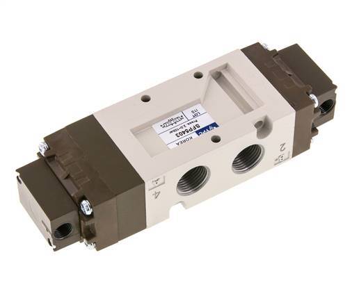 5/3 G3/8 '' (G1/8 '') Middenuitlaat Luchtgestuurd Valve 2-10bar/28-140psi YPC