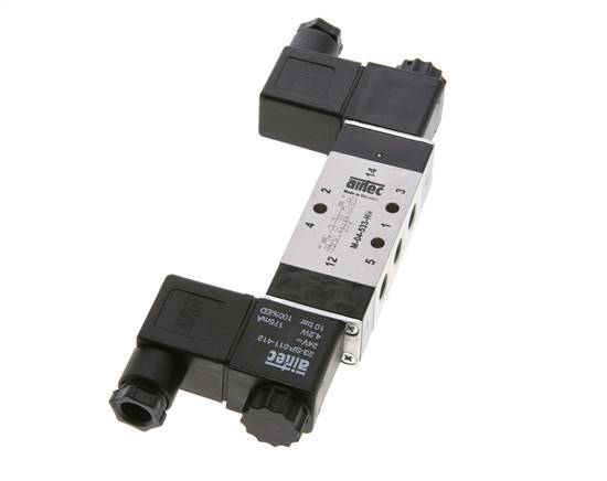 5/3 G1/8'' Middenuitlaat Magneetventiel 230V AC 3-10bar/42-140psi Airtec