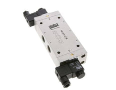 5/3 G1/2'' Midden Gesloten Magneetventiel 24V AC 3-10bar/42-140psi Airtec