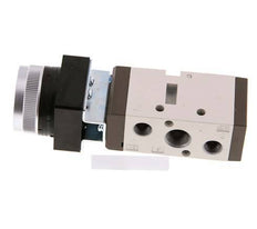 5/2 G1/4'' (G1/8'') Drukknop Ventiel Groen 0-8bar/0-112psi YPC