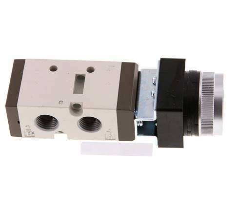 5/2 G1/4'' (G1/8'') Drukknop Ventiel Groen 0-8bar/0-112psi YPC