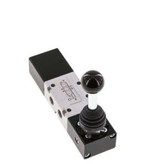 5/3 G1/8 '' Middenuitlaat Handbediend Hefboom Ventiel -0.95-10bar/-13.2-140psi