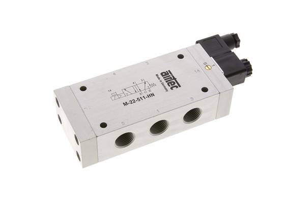 5/2 G1/2'' Magneetventiel 24V AC 2-10bar/28-140psi Airtec